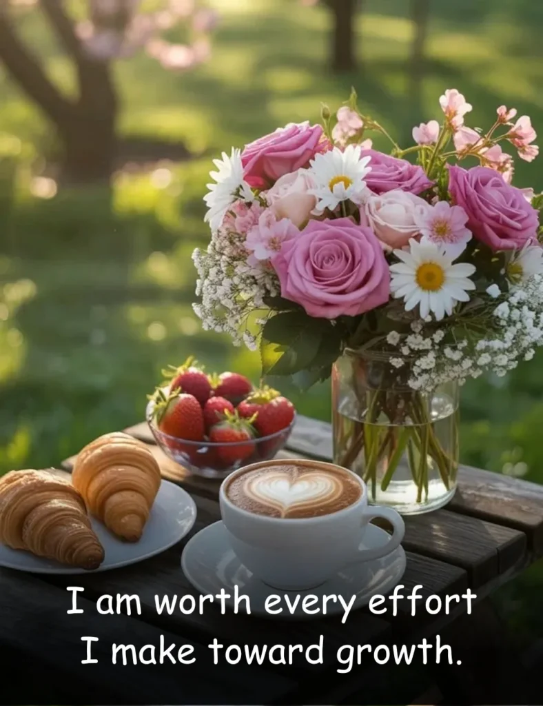I am worth every effort I make toward growth.