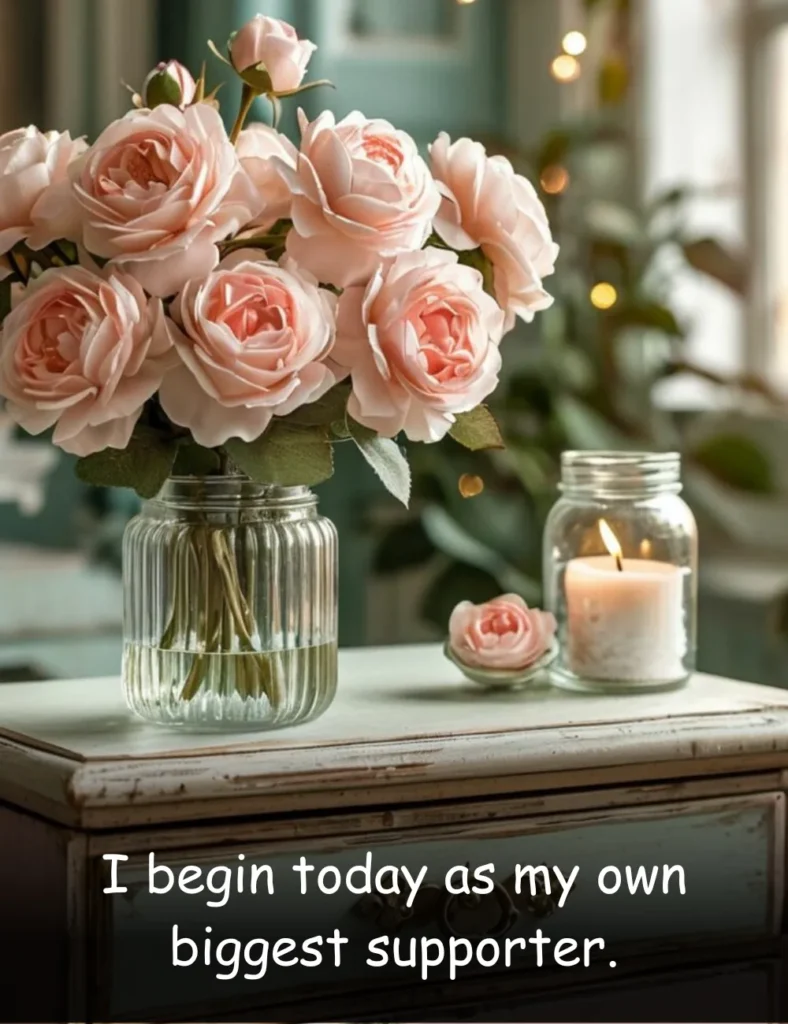 I begin today as my own biggest supporter.