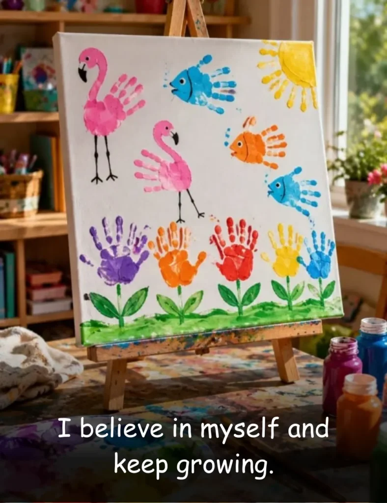 I believe in myself and keep growing.