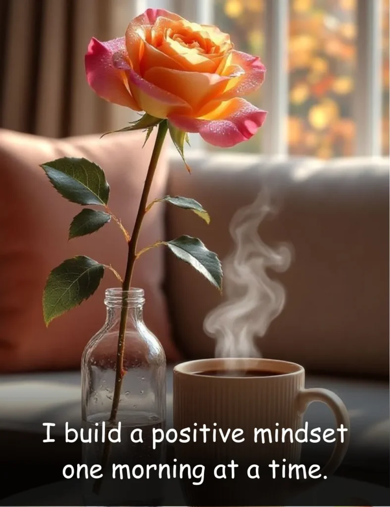 I build a positive mindset one morning at a time.
