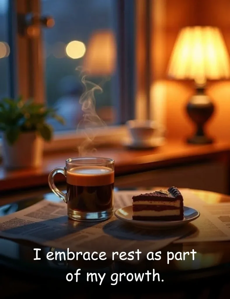 I embrace rest as part of my growth.
