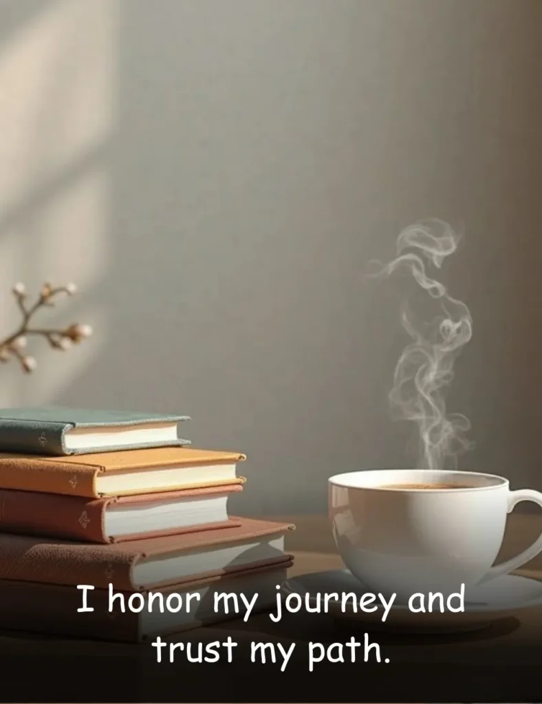 I honor my journey and trust my path.