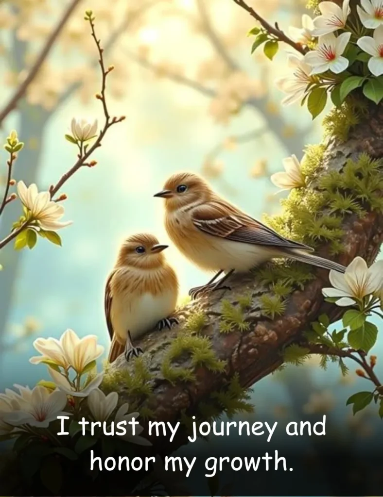 I trust my journey and honor my growth.