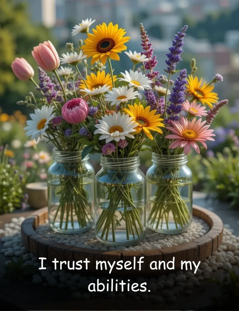 I trust myself and my abilities.