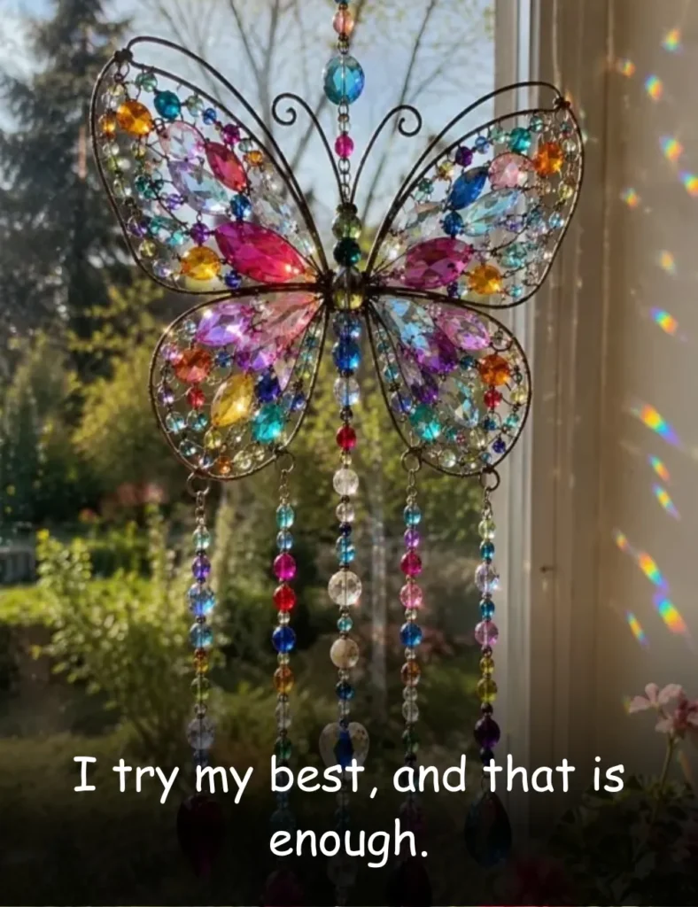I try my best, and that is enough.