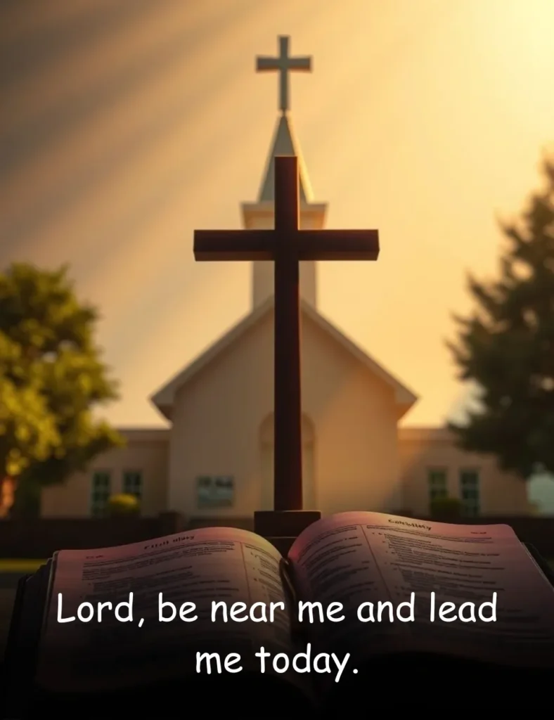 Lord, be near me and lead me today.
