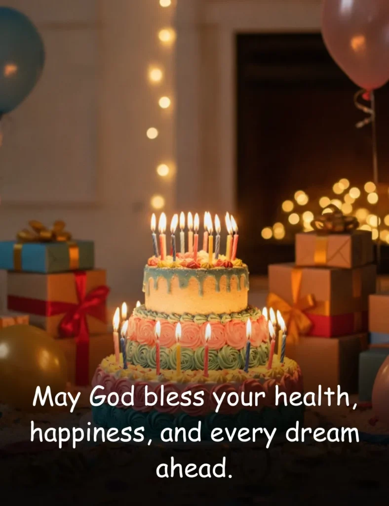 May God bless your health, happiness, and every dream ahead.