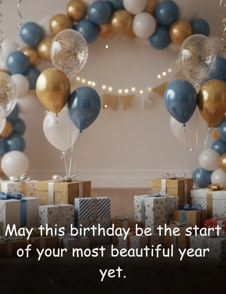May this birthday be the start of your most beautiful year yet.