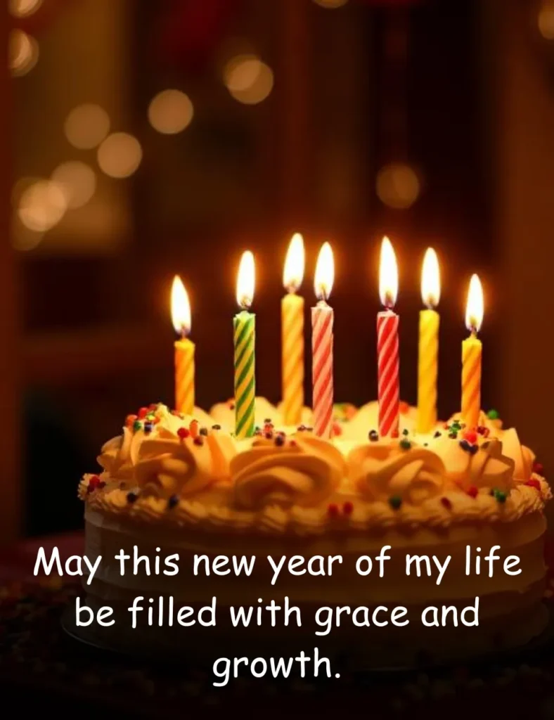 May this new year of my life be filled with grace and growth.