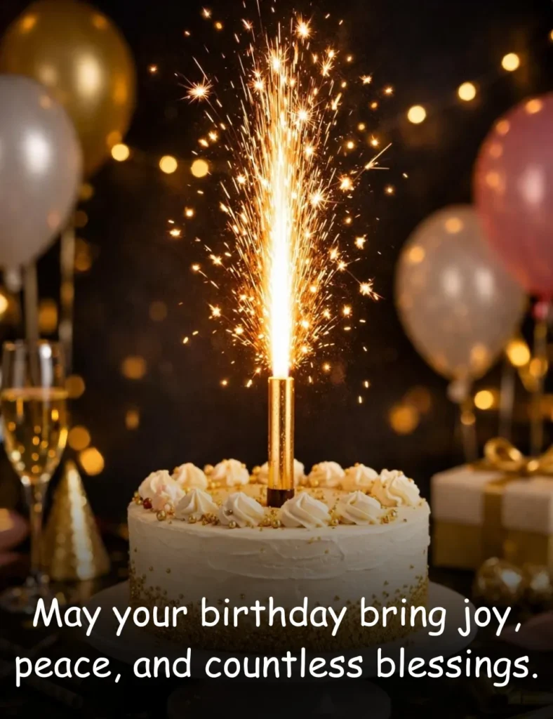May your birthday bring joy, peace, and countless blessings.