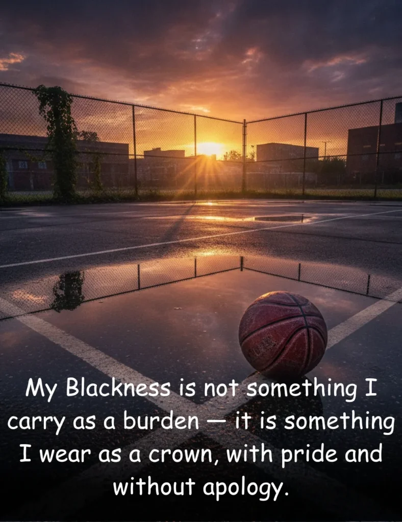 My Blackness is not something I carry as a burden — it is something I wear as a crown, with pride and without apology.