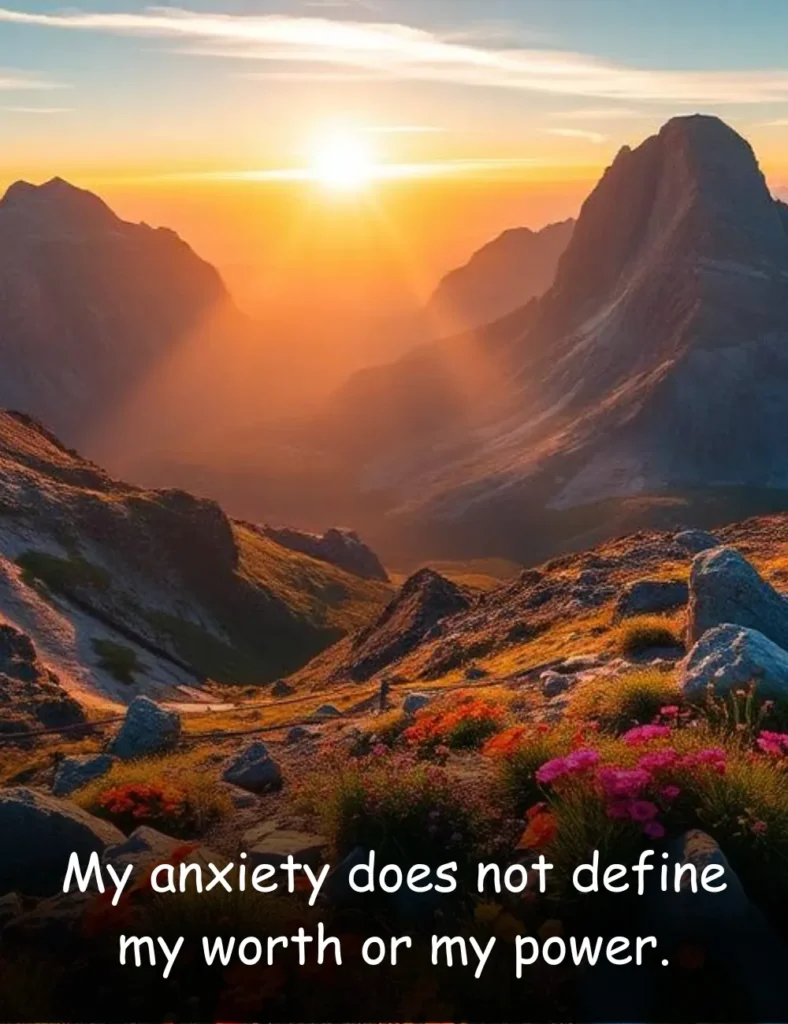 My anxiety does not define my worth or my power.