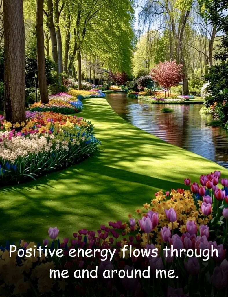 Positive energy flows through me and around me.
