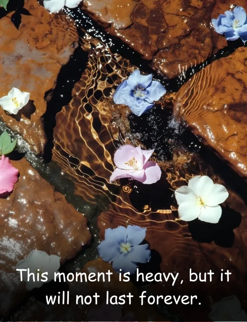 This moment is heavy, but it will not last forever.