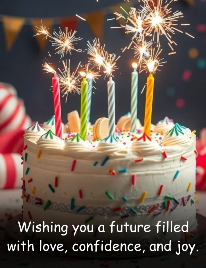 Wishing you a future filled with love, confidence, and joy.