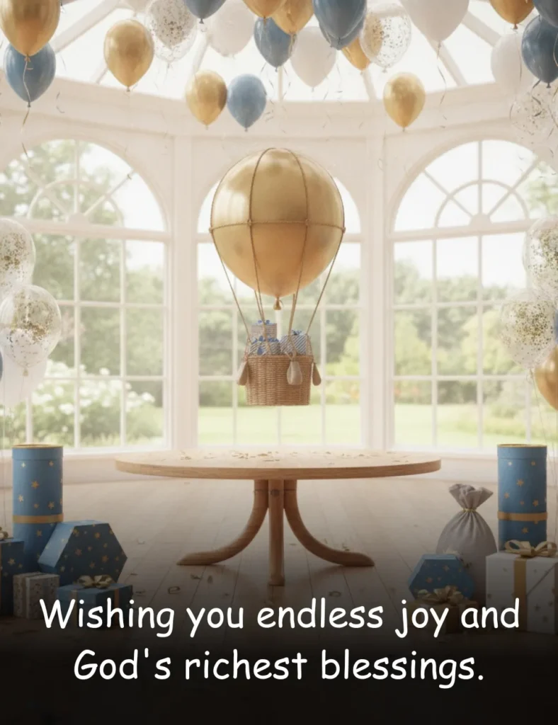 Wishing you endless joy and God's richest blessings.