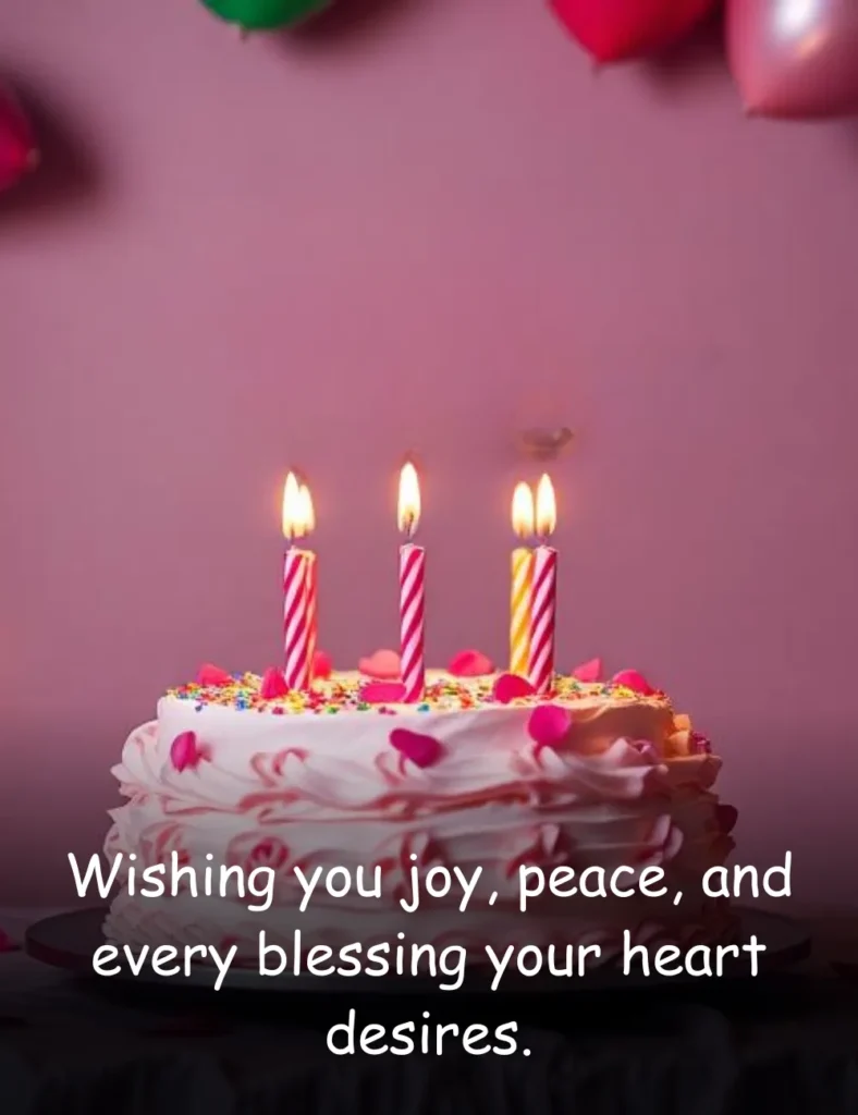 Wishing you joy, peace, and every blessing your heart desires.