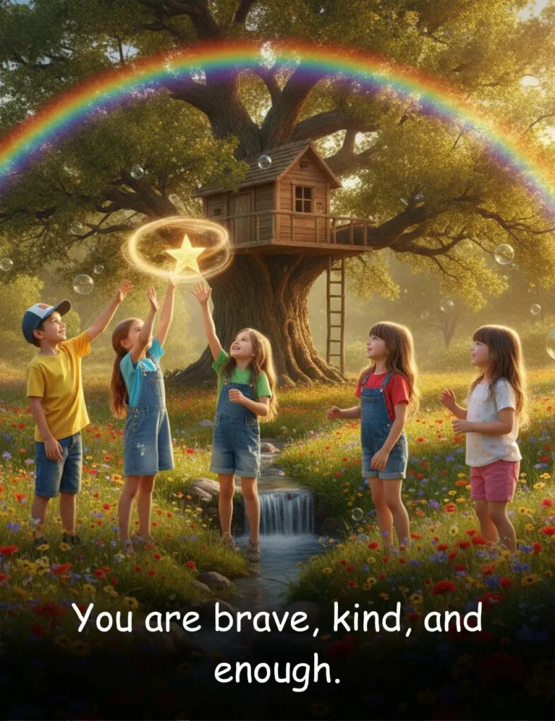 You are brave, kind, and enough.