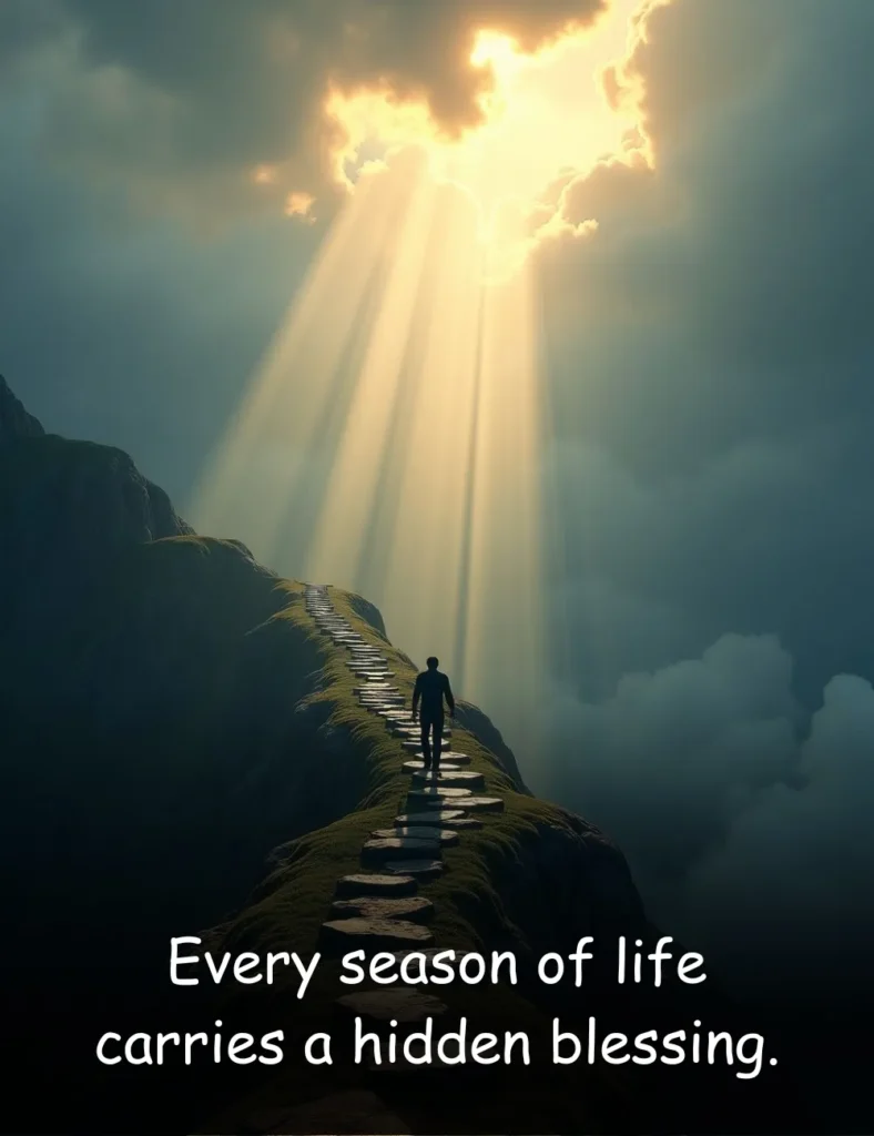 Every season of life carries a hidden blessing.