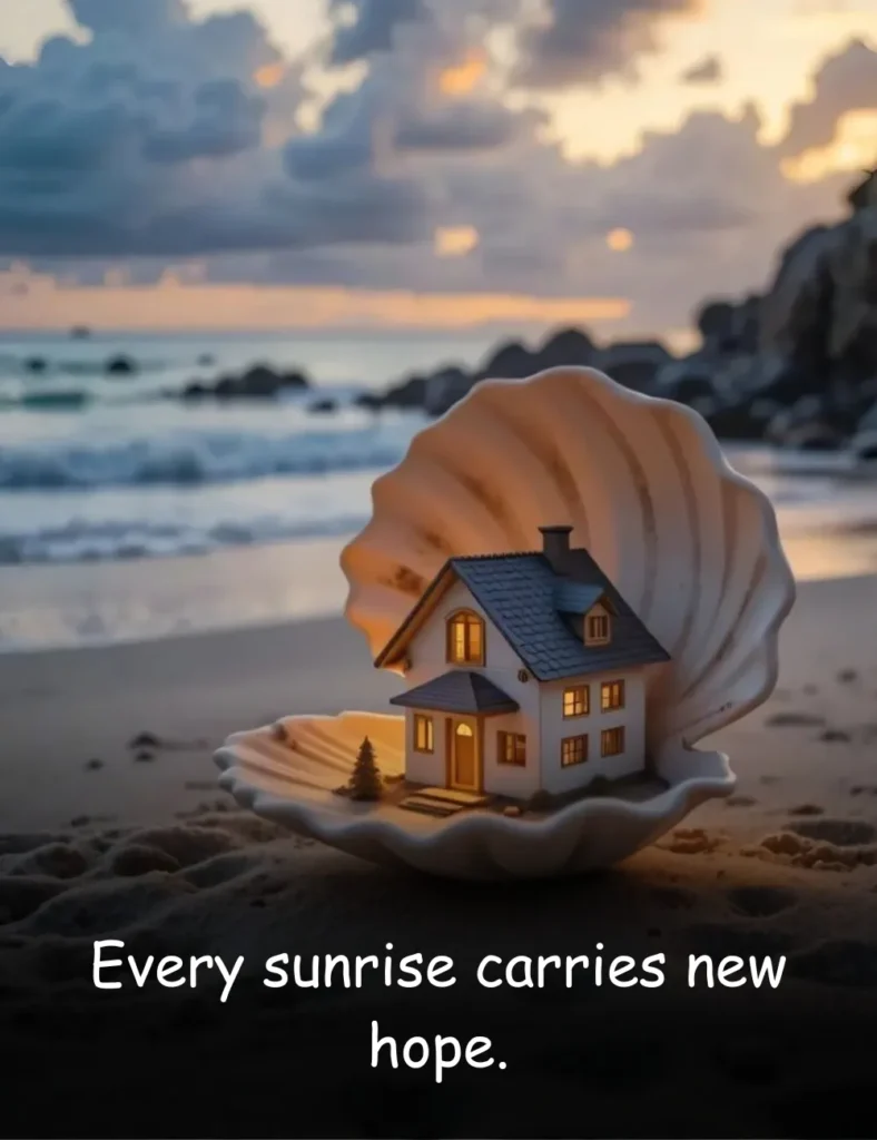 Every sunrise carries new hope.
