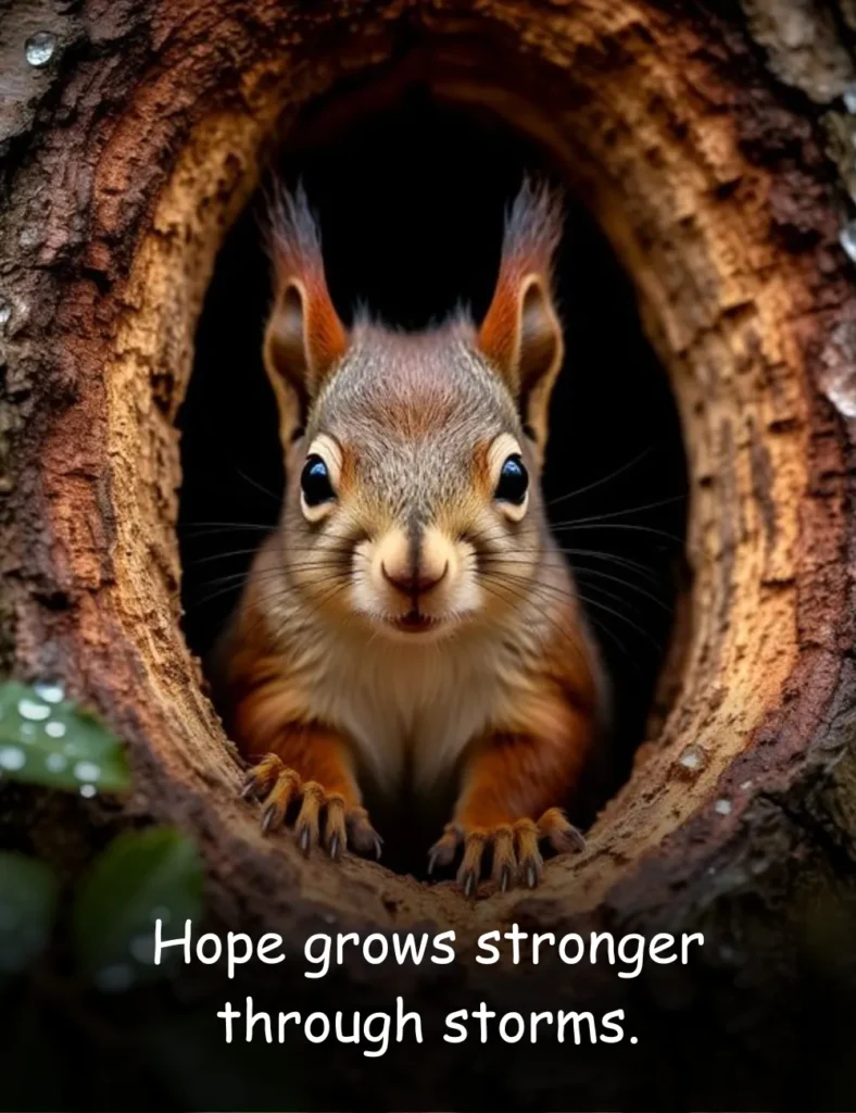 Hope grows stronger through storms.