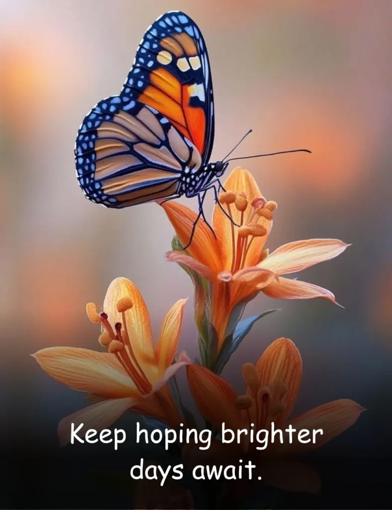 Keep hoping brighter days await.