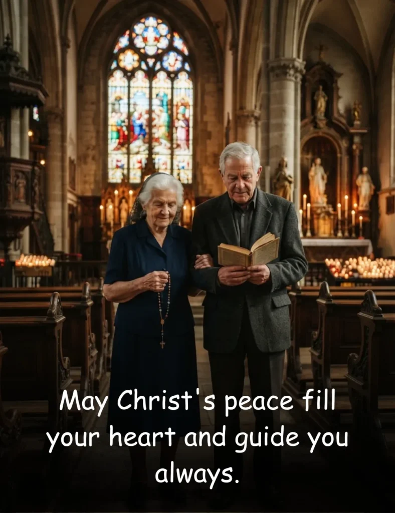 May Christ's peace fill your heart and guide you always.