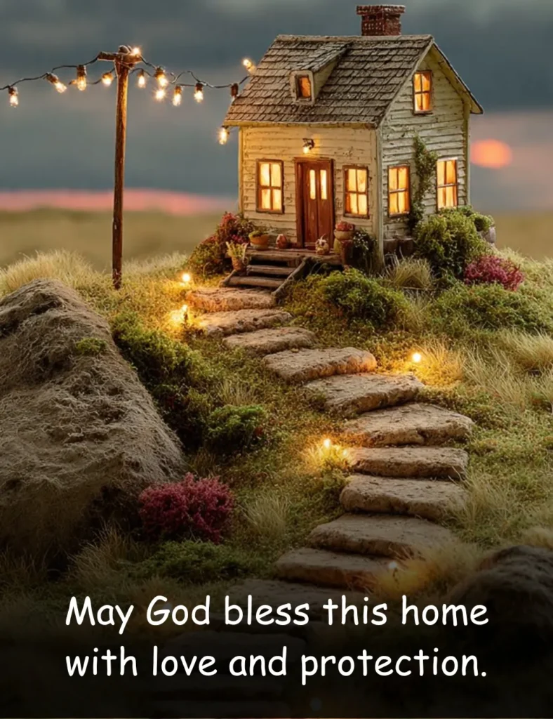 May God bless this home with love and protection.