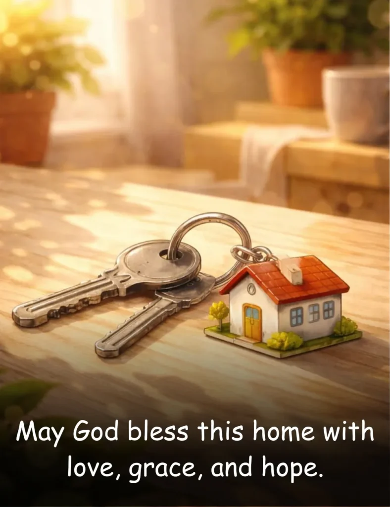 May God bless this home with love, grace, and hope.