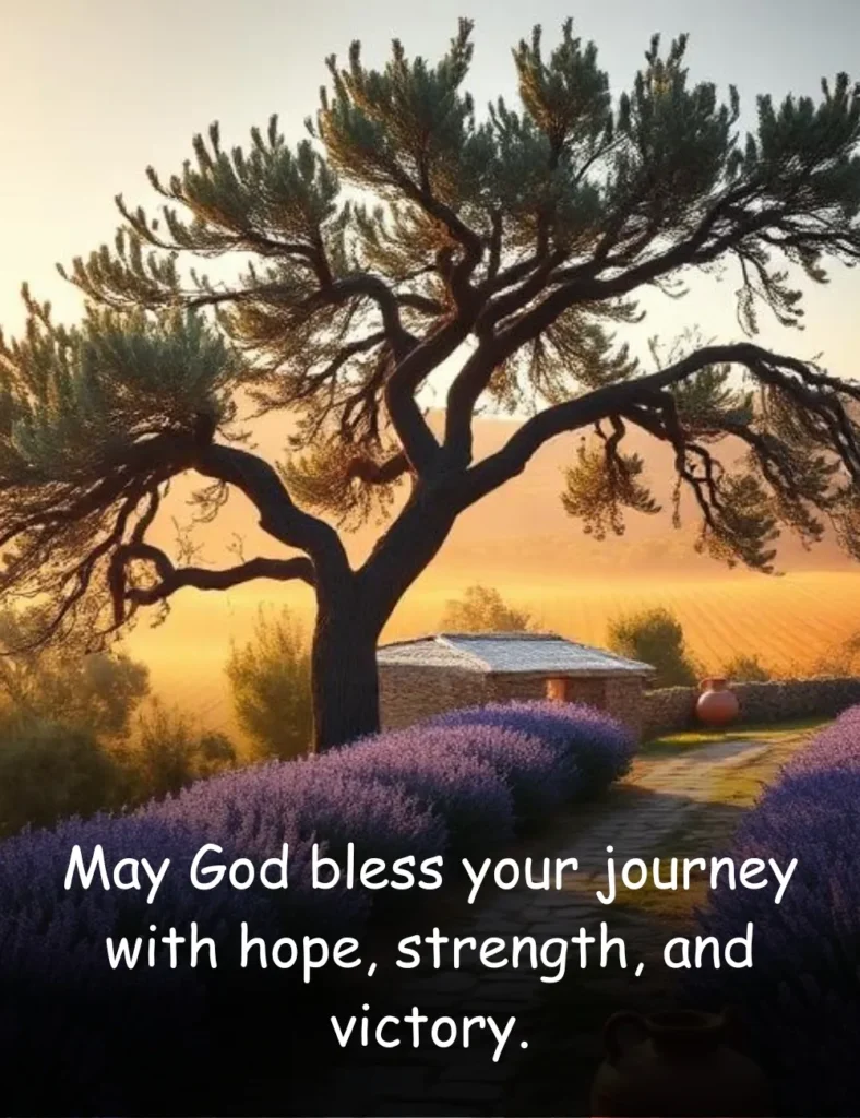 May God bless your journey with hope, strength, and victory.