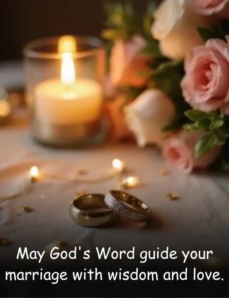 May God's Word guide your marriage with wisdom and love.