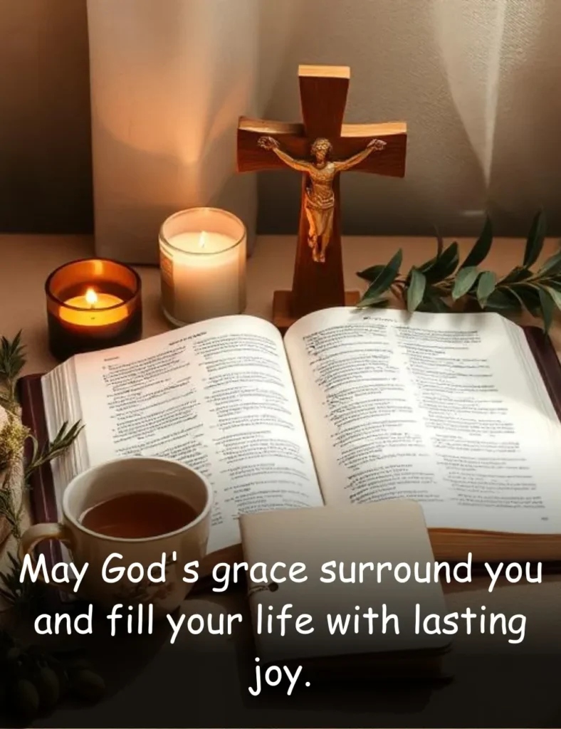 May God's grace surround you and fill your life with lasting joy.