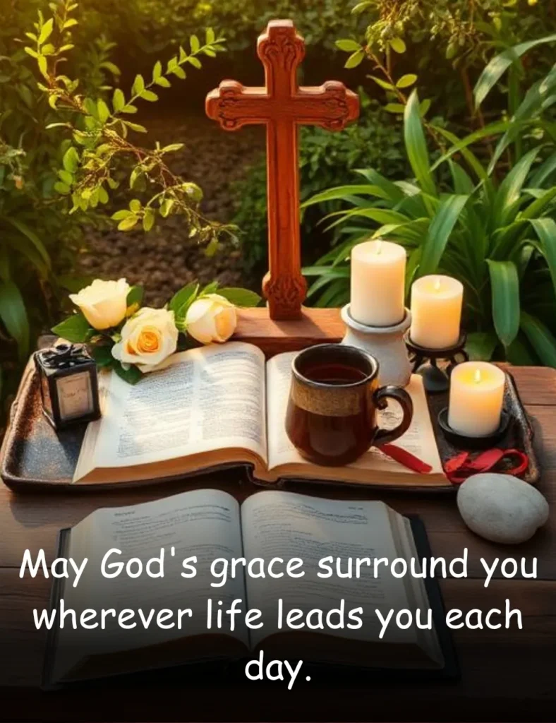 May God's grace surround you wherever life leads you each day.