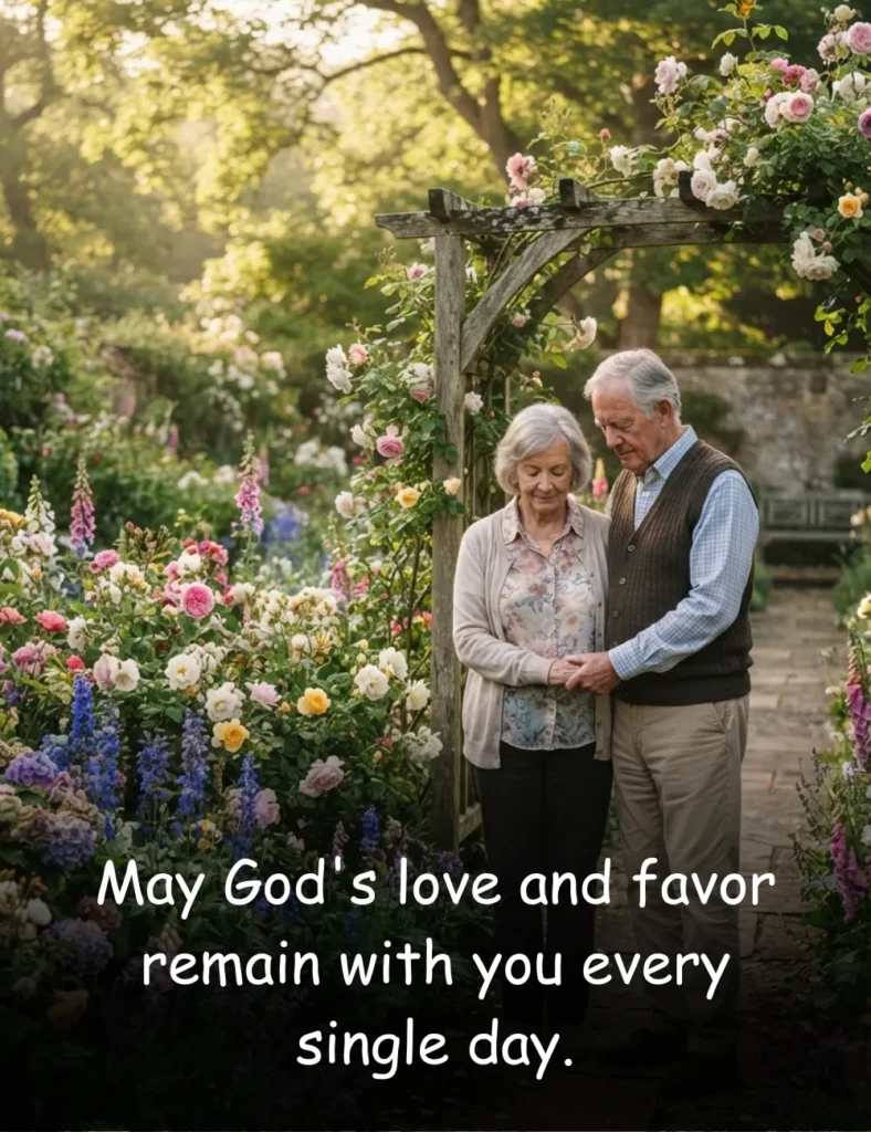 May God's love and favor remain with you every single day.