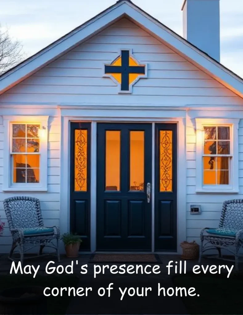 May God's presence fill every corner of your home.