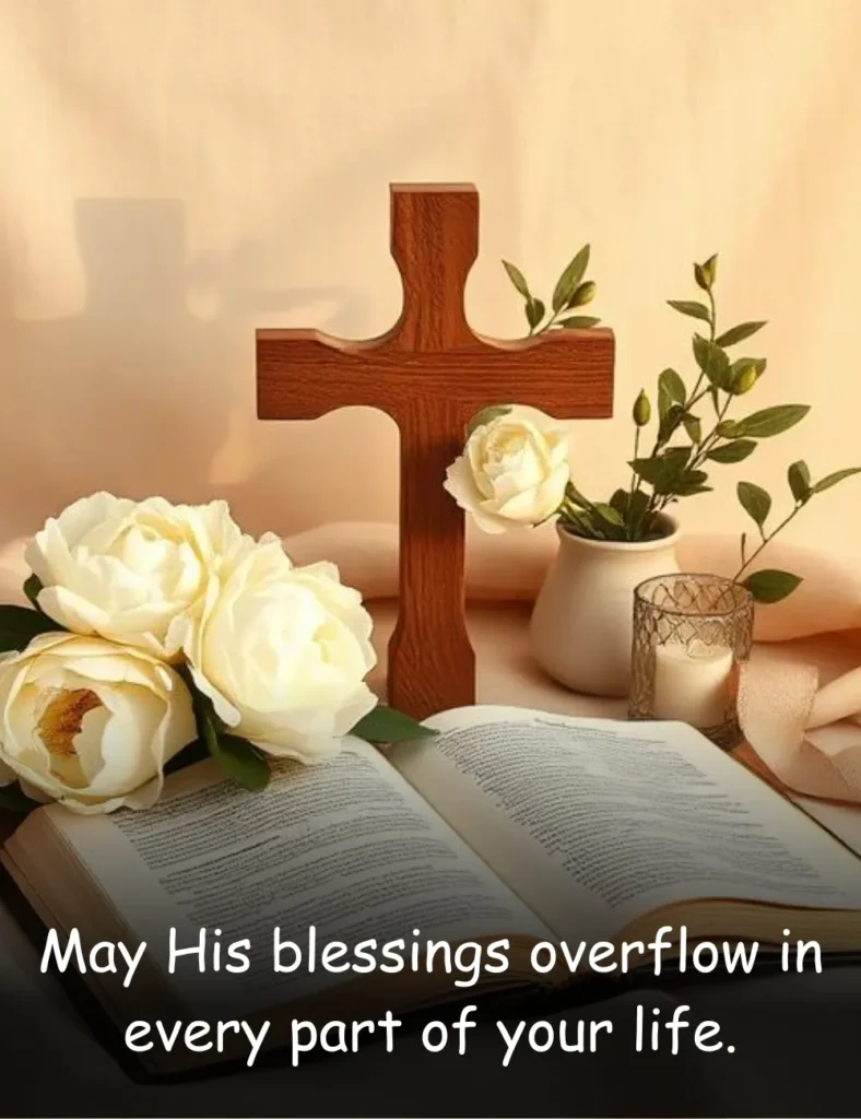 May His blessings overflow in every part of your life.