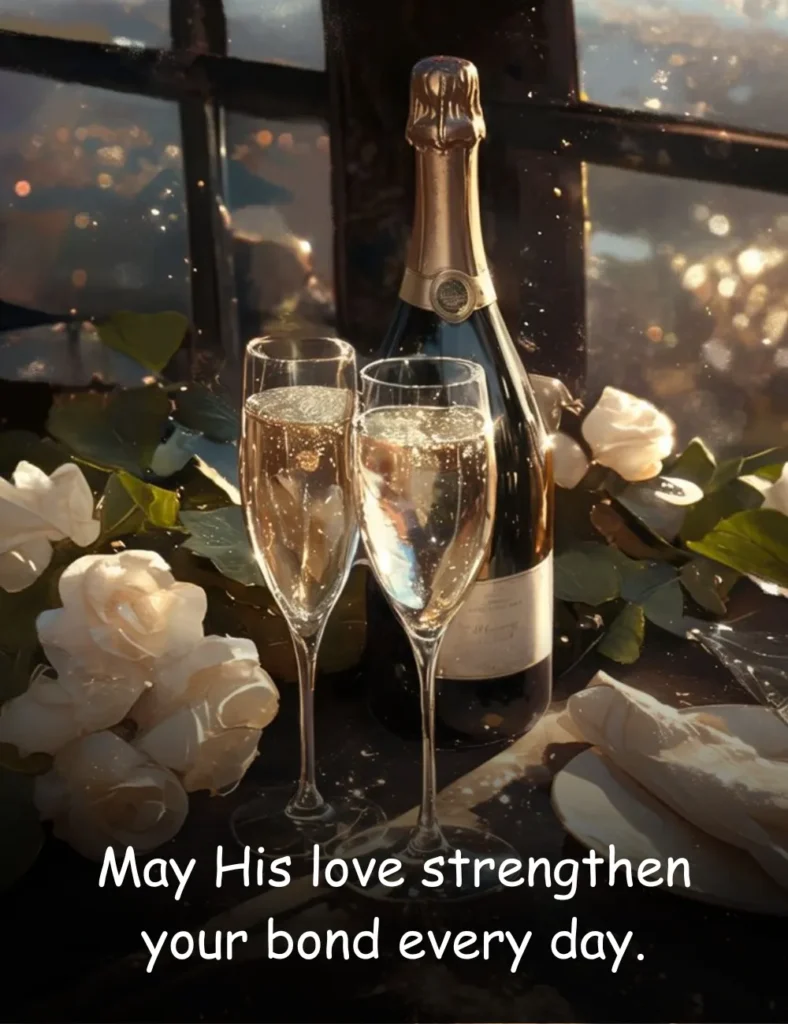 May His love strengthen your bond every day.