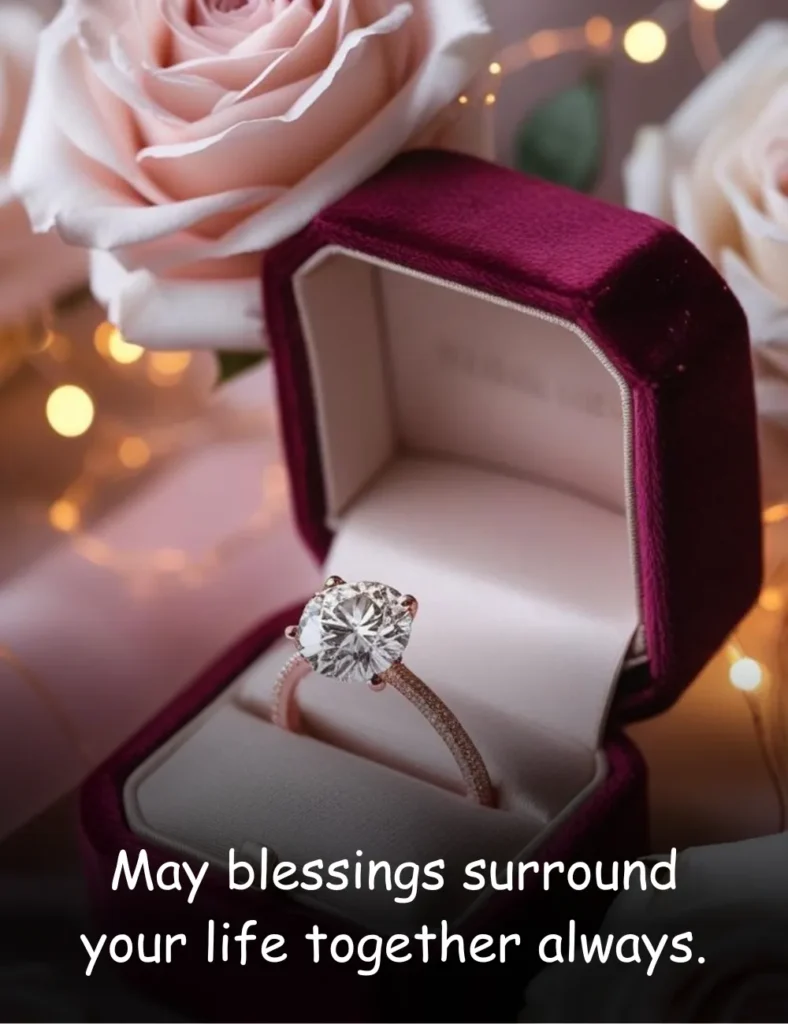 May blessings surround your life together always.