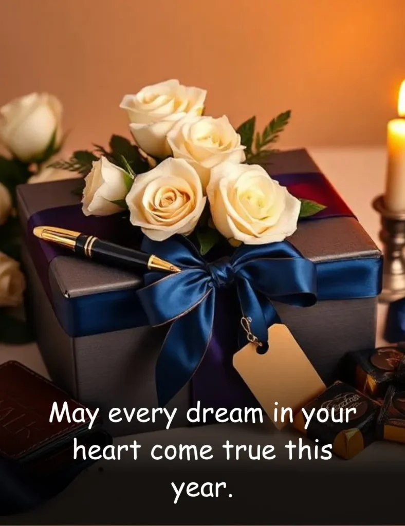 May every dream in your heart come true this year.