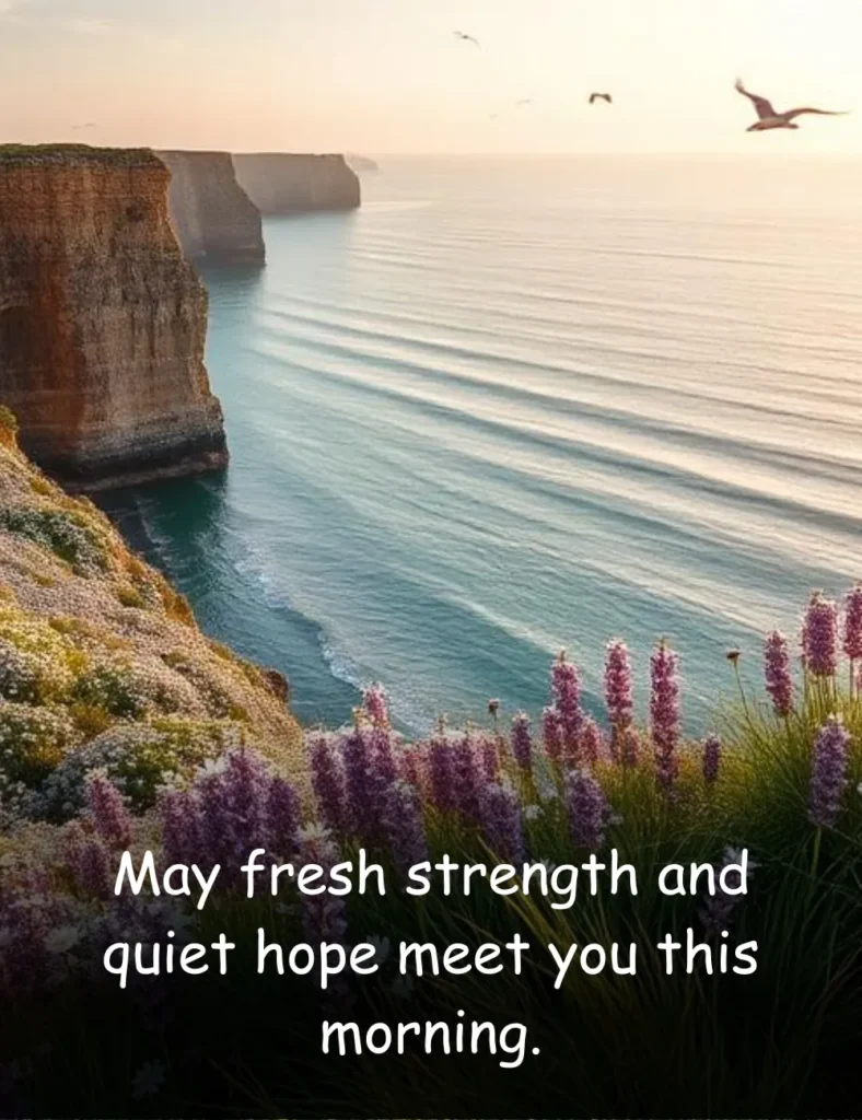 May fresh strength and quiet hope meet you this morning.