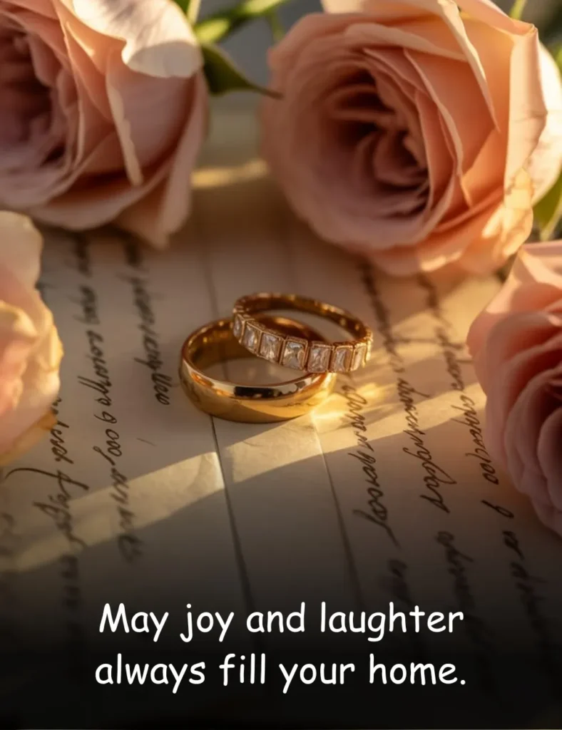 May joy and laughter always fill your home.