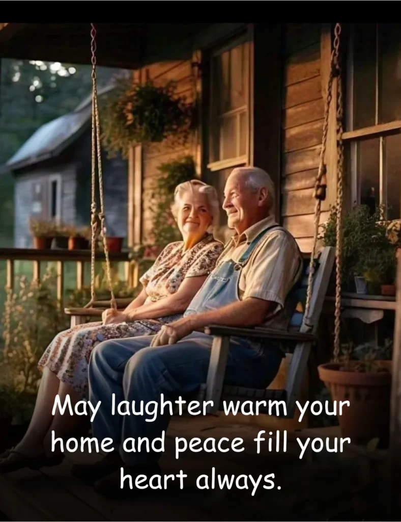 May laughter warm your home and peace fill your heart always.