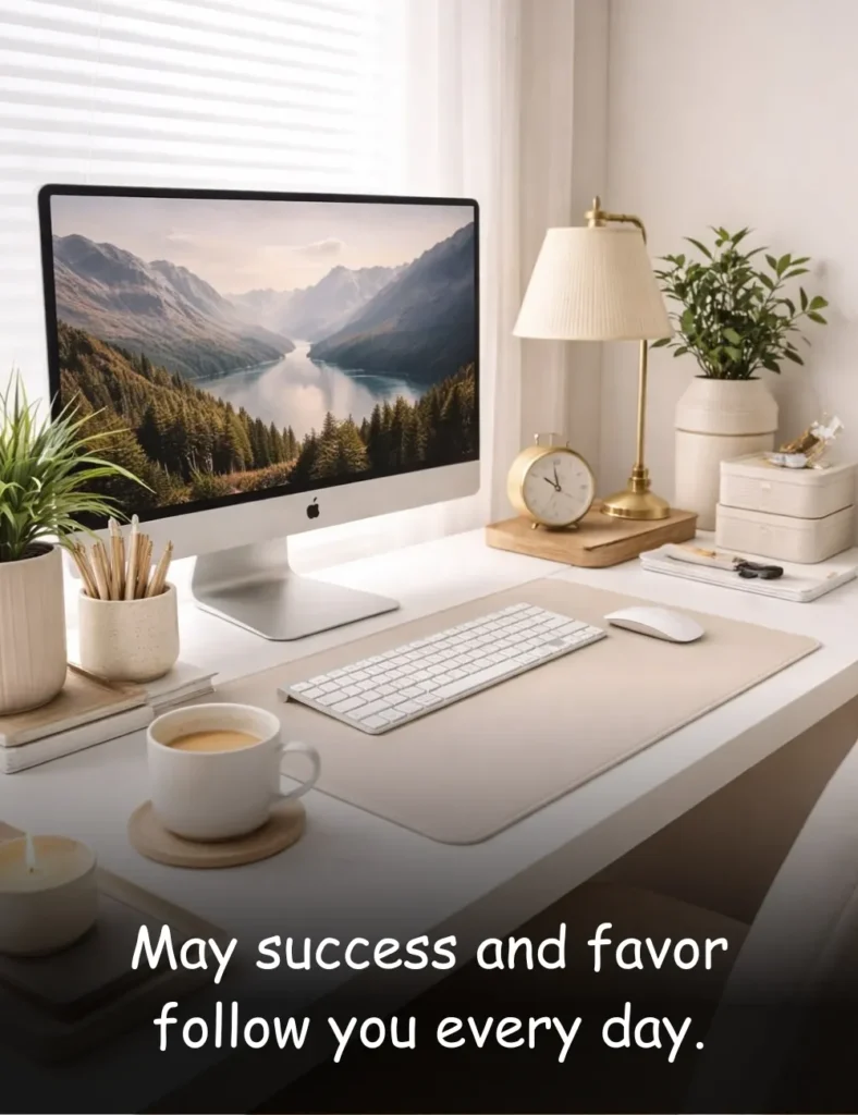 May success and favor follow you every day.
