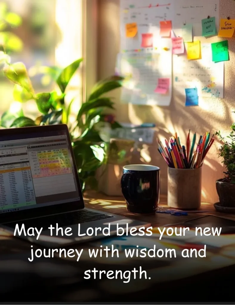 May the Lord bless your new journey with wisdom and strength.