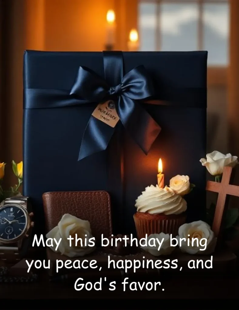 May this birthday bring you peace, happiness, and God's favor.