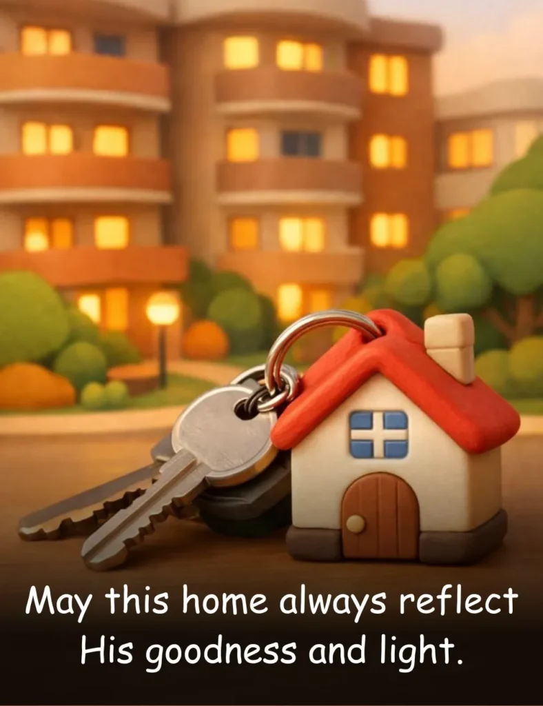 May this home always reflect His goodness and light.