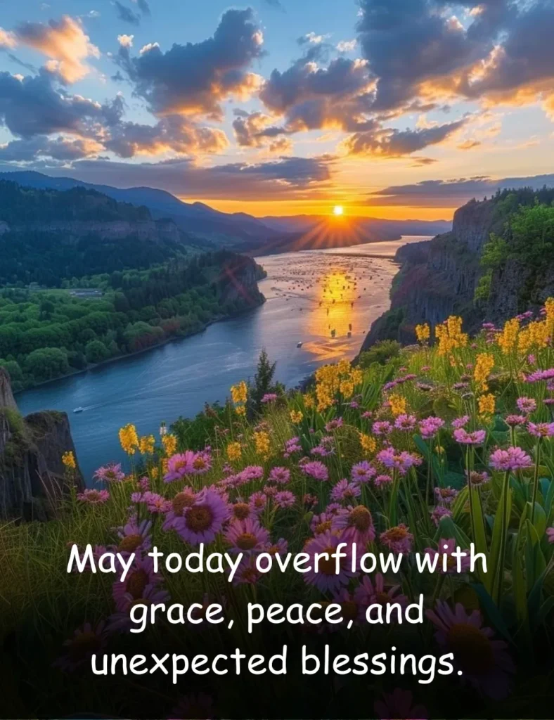 May today overflow with grace, peace, and unexpected blessings.