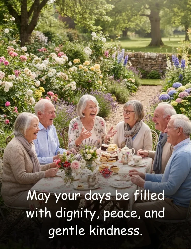 May your days be filled with dignity, peace, and gentle kindness.