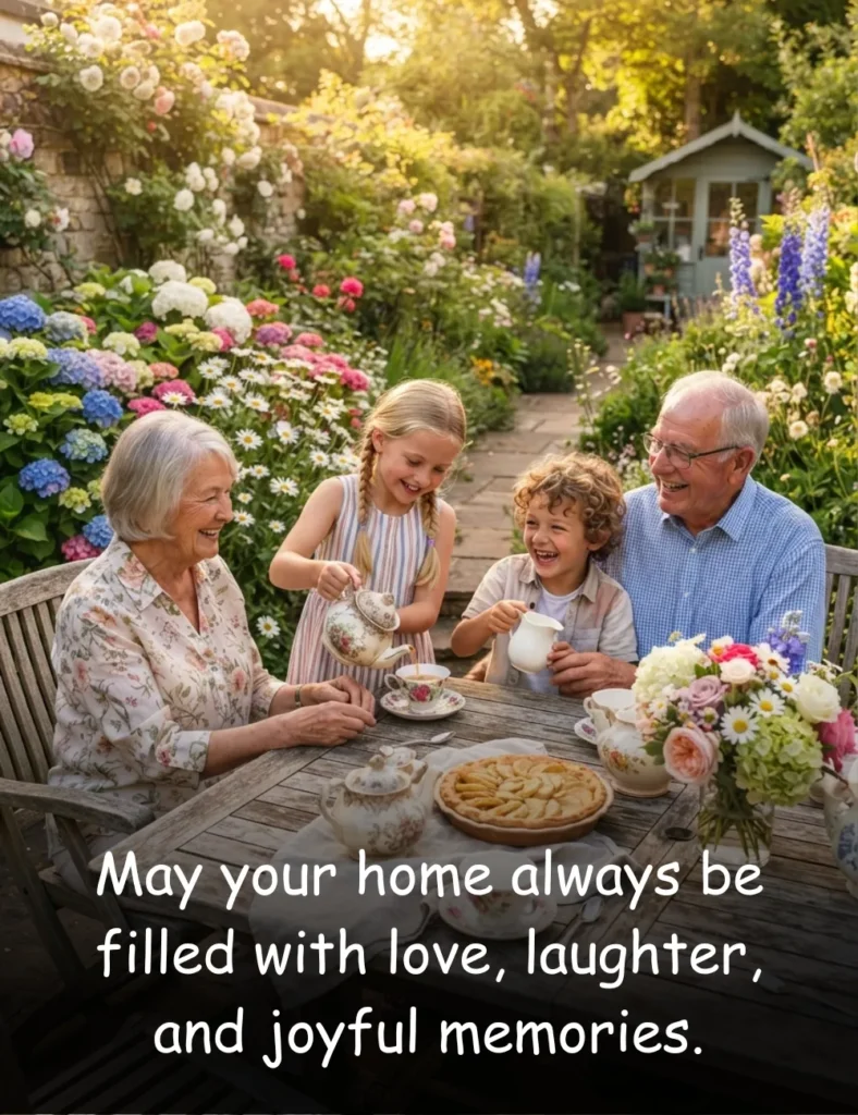 May your home always be filled with love, laughter, and joyful memories.