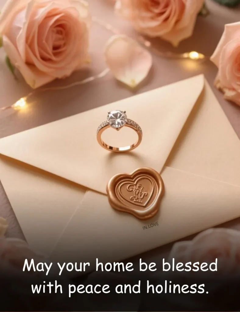 May your home be blessed with peace and holiness.